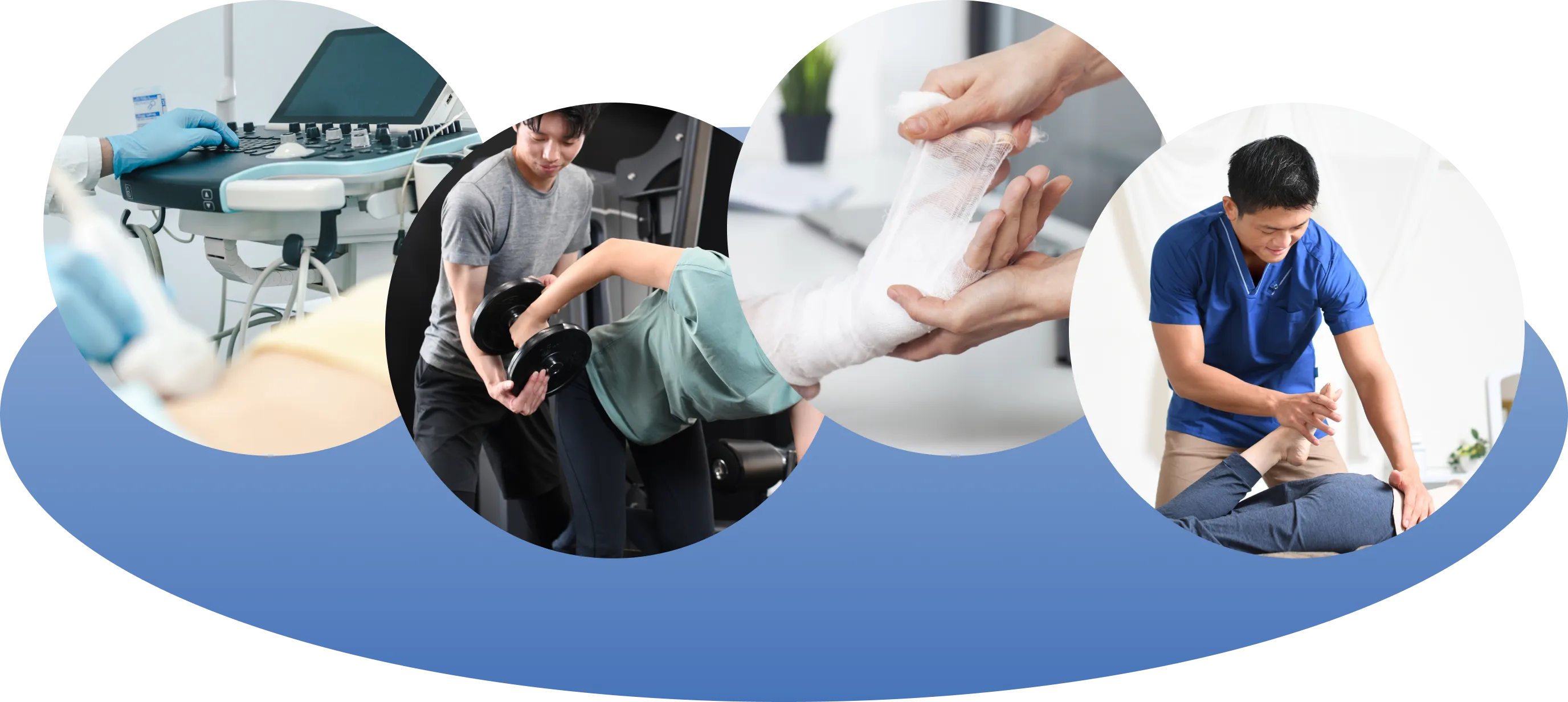 接骨院の診察メニューのイメージ画像